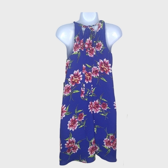 GIBSON x Hi Sugarplum Floral Naples Swing Halter Dress - Picture 3 of 5